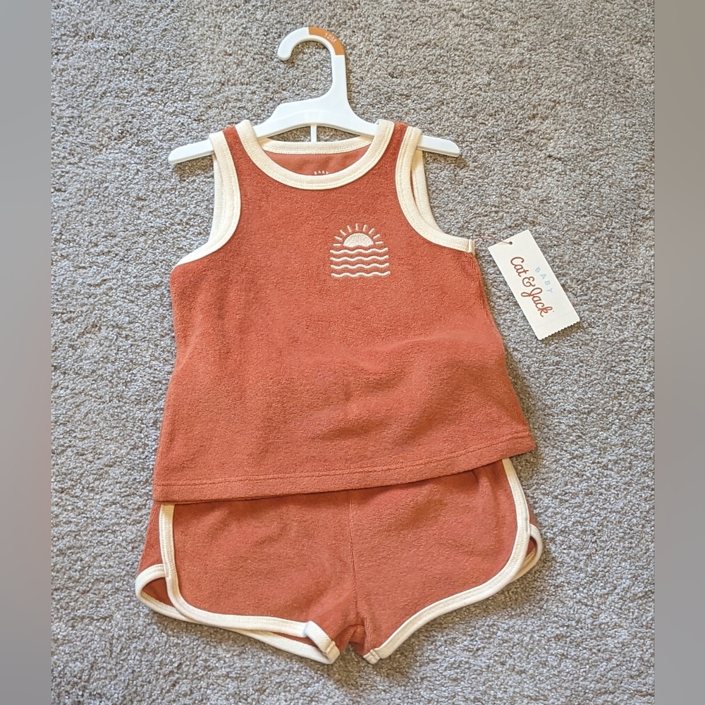 ⭐NWT- Cat&Jack- Baby Boy- Toddler- 12 Months- Summer outfit
